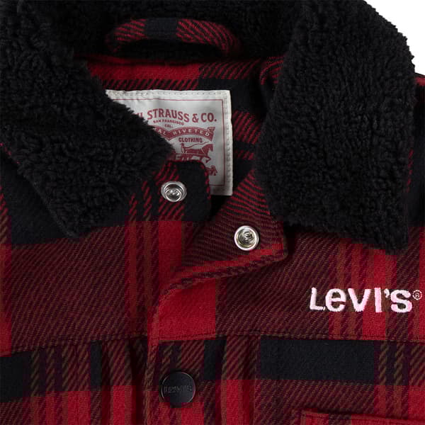 Levi´s ® Kids Type 1 Trucker Jakke Rød 10 Years
