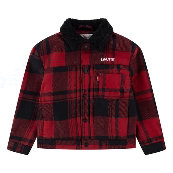 Levi´s ® Kids Type 1 Trucker Jakke Rød 10 Years