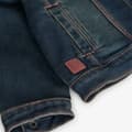 Miniatyrbillede 3 af 4: Boboli Denim Knit Jakke Blå 12 Months