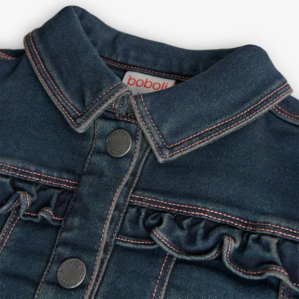 Boboli Denim Knit Jakke Blå 12 Months