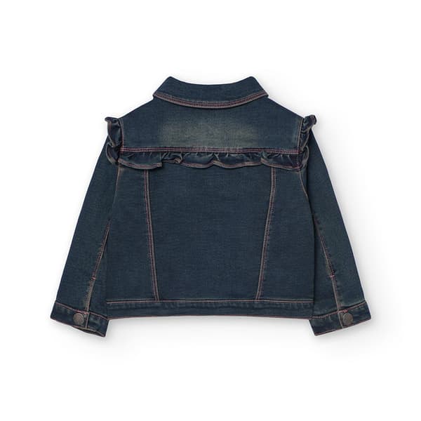 Boboli Denim Knit Jakke Blå 12 Months