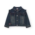 Miniatyrbillede 1 af 4: Boboli Denim Knit Jakke Blå 12 Months