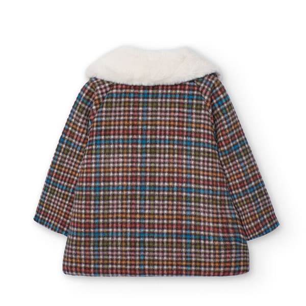Boboli Jacquard Check Jacka Brun 5 Years