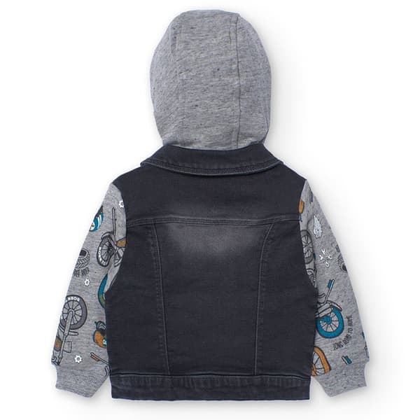Boboli Knit Combined Jakke Grå 12 Months