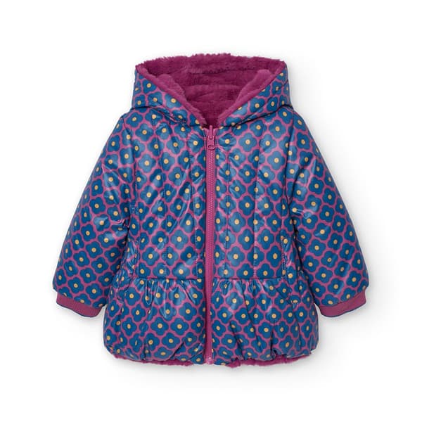 Boboli Reversible Frakke Lilla 8 Years