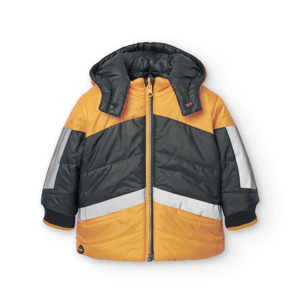 Boboli Reversible Frakke Gul,Sort 18 Months