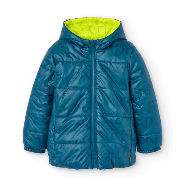 Boboli Reversible Technical Fabric Jakke Gul,Blå 6 Years