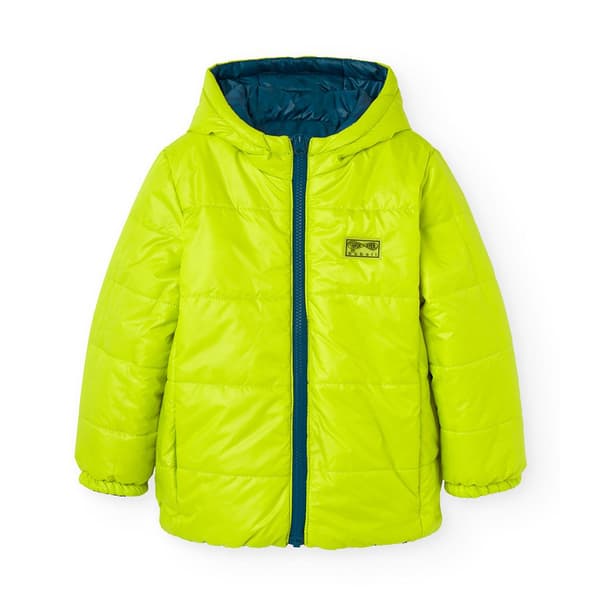 Boboli Reversible Technical Fabric Jakke Gul,Blå 16 Years