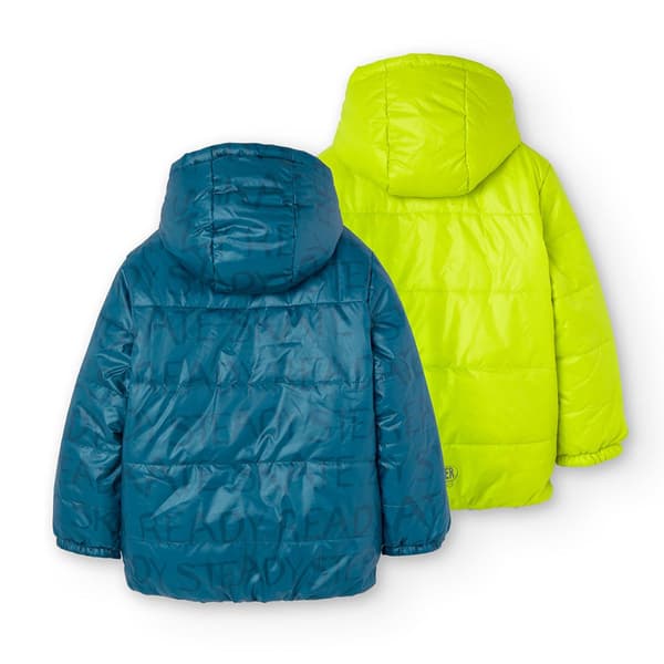 Boboli Reversible Technical Fabric Jakke Gul,Blå 16 Years