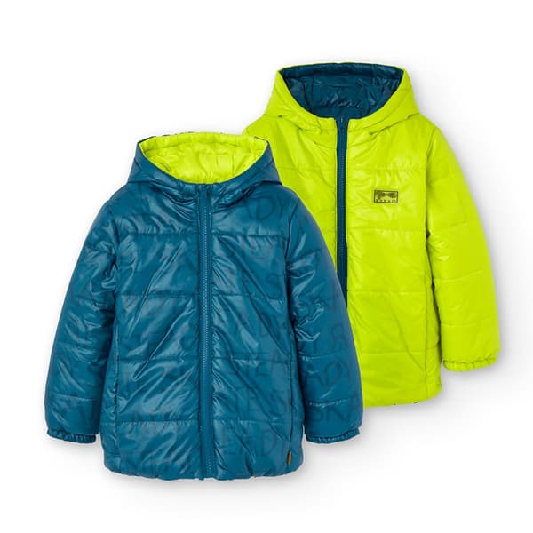 Boboli Reversible Technical Fabric Jakke Gul,Blå 16 Years
