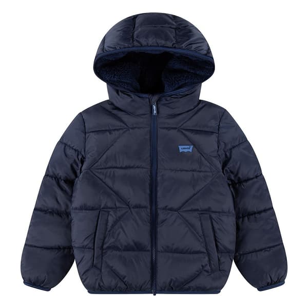 Levi´s ® Kids Sherpa Lined Puffer Jakke Blå 5 Years