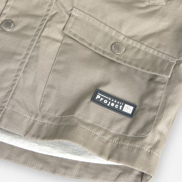 Boboli Technical Fabric Parka Beige 8 Years