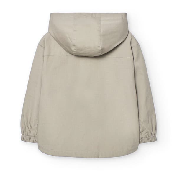 Boboli Technical Fabric Parka Beige 8 Years