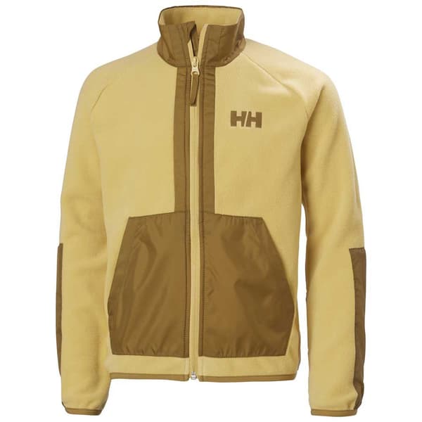 Helly Hansen Marka Fleecejacka Med Dragkedja Beige,Gul 16 Years