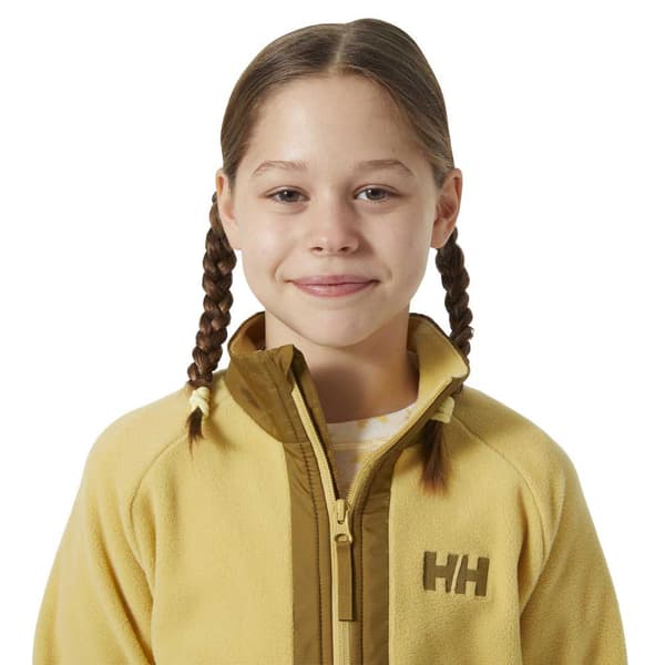 Helly Hansen Marka Fleecejacka Med Dragkedja Beige,Gul 16 Years
