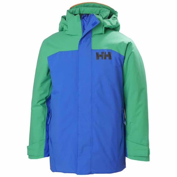 Helly Hansen Level Jakke Grøn,Blå 16 Years Dreng