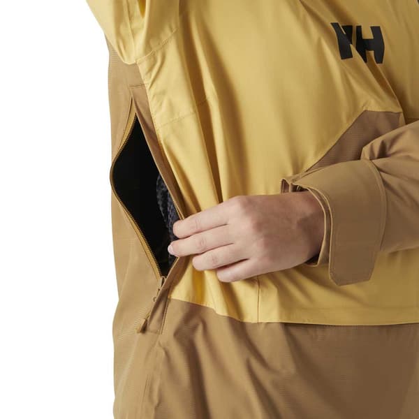 Helly Hansen Powchaser Asym Jakke Gul M Kvinde