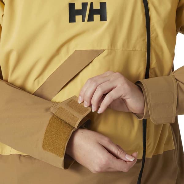 Helly Hansen Powchaser Asym Jakke Gul M Kvinde