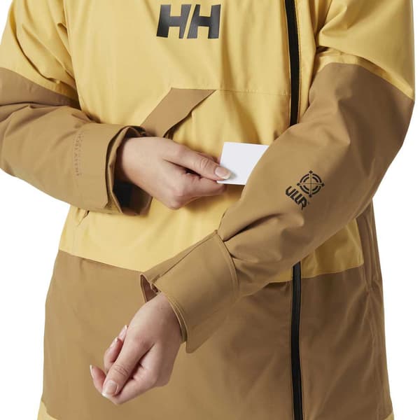 Helly Hansen Powchaser Asym Jakke Gul M Kvinde