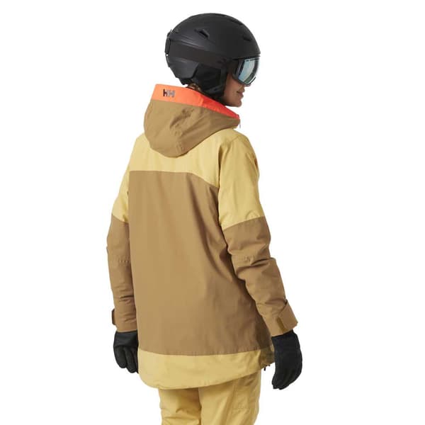 Helly Hansen Powchaser Asym Jakke Gul M Kvinde