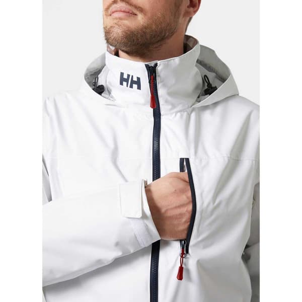 Helly Hansen Crew Hooded 2.0 Jakke Hvid M Mand