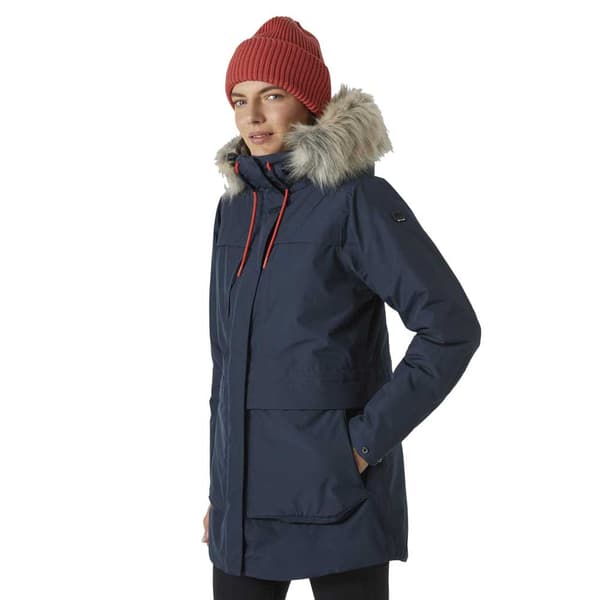 Helly Hansen Coastal Parka Blå S Kvinde