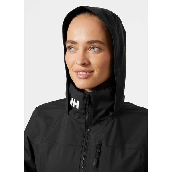 Helly Hansen Crew Hooded 2.0 Jacka Svart M Kvinna