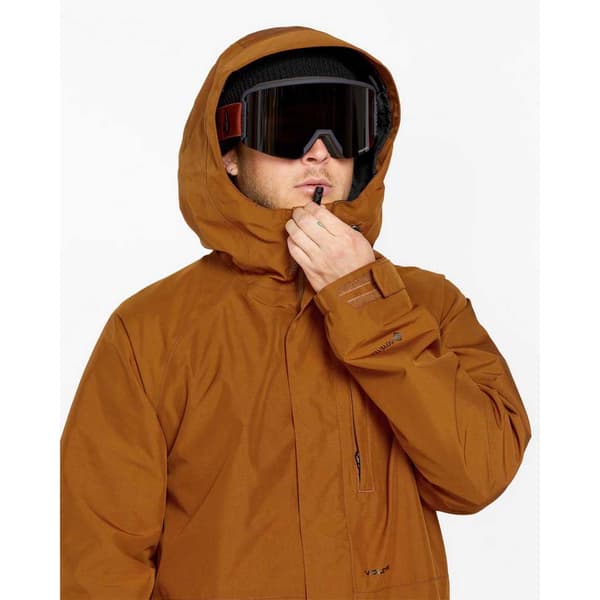 Volcom Dua Insulated Gore-tex Takki Ruskea L Mies