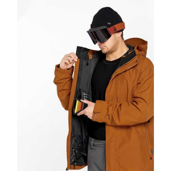 Volcom Dua Insulated Gore-tex Takki Ruskea L Mies