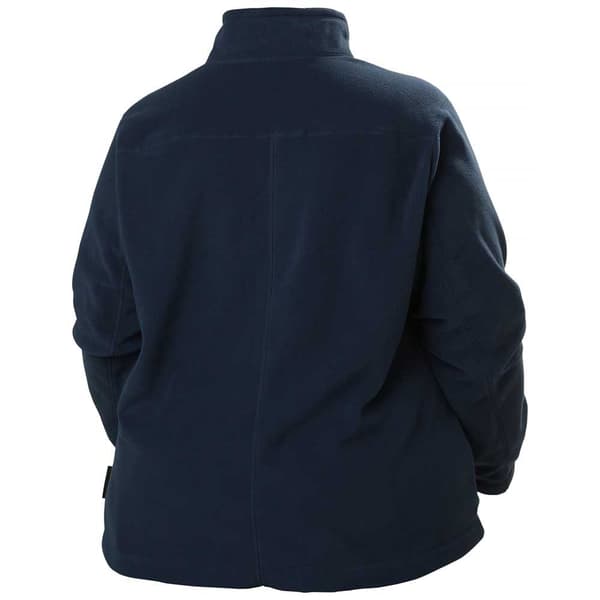 Helly Hansen Daybreaker Plus Fleecejakke Med Fuld Lynlås Blå 2X Kvinde