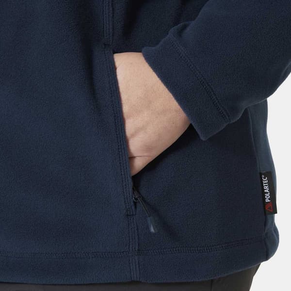 Helly Hansen Daybreaker Plus Fleecejakke Med Fuld Lynlås Blå 2X Kvinde