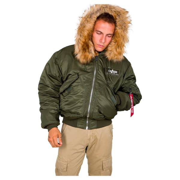 Alpha Industries 45p Custom Takki Vihreä L Mies