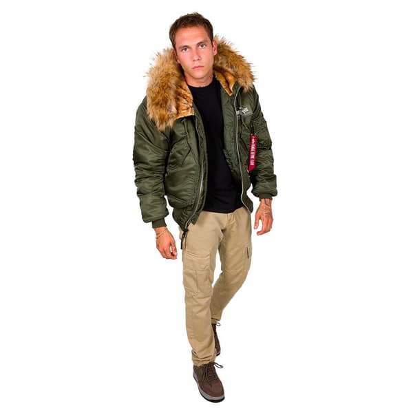 Alpha Industries 45p Custom Takki Vihreä L Mies