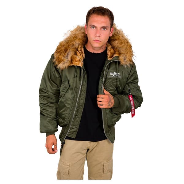 Alpha Industries 45p Custom Takki Vihreä L Mies