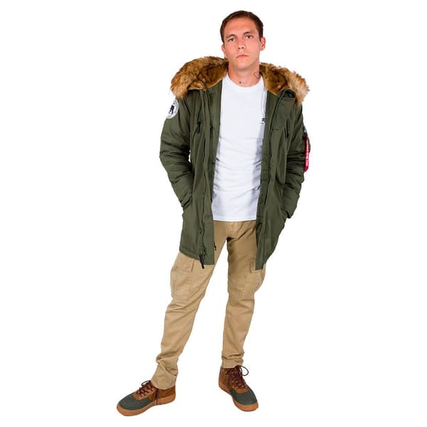 Alpha Industries Polar Jakke Grøn XL Mand