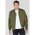 Miniatyrbild 4 av 6: Alpha Industries Ma-1 Tt Jacka Grönt M Man