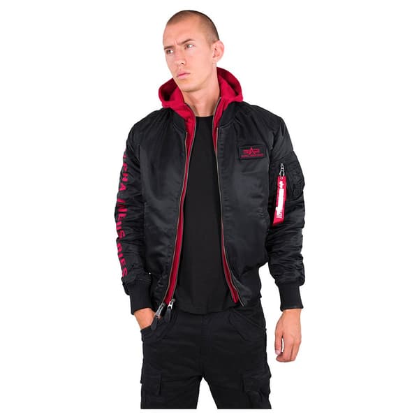 Alpha Industries Ma-1 D-tec Se Jacka Svart 2XL Man