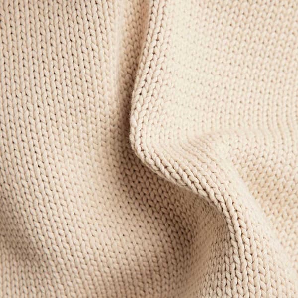 G-star Open Side Striktrøje Med Høj Hals Beige L Kvinde