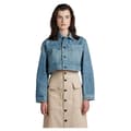 Miniatyrbillede 1 af 6: G-star Cropped Denimjakke Blå 2XL Kvinde