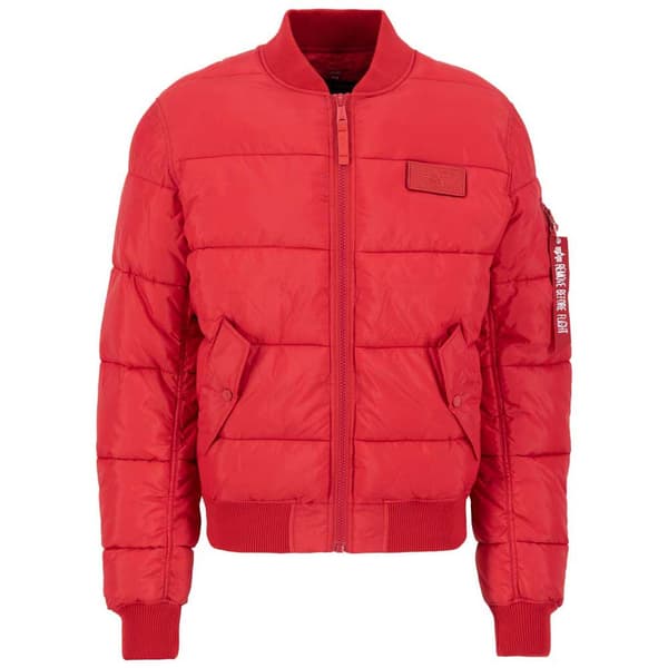 Alpha Industries Ma-1 Puffer Bomberjacka Röd L Man