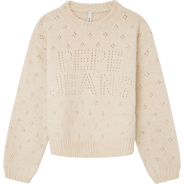 Pepe Jeans Roberta Neulepaita Beige 8 Years Tyttö