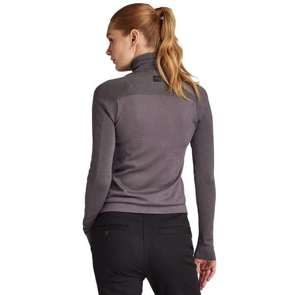 G-star Core Tröja Med Hög Krage Lila XL Kvinna