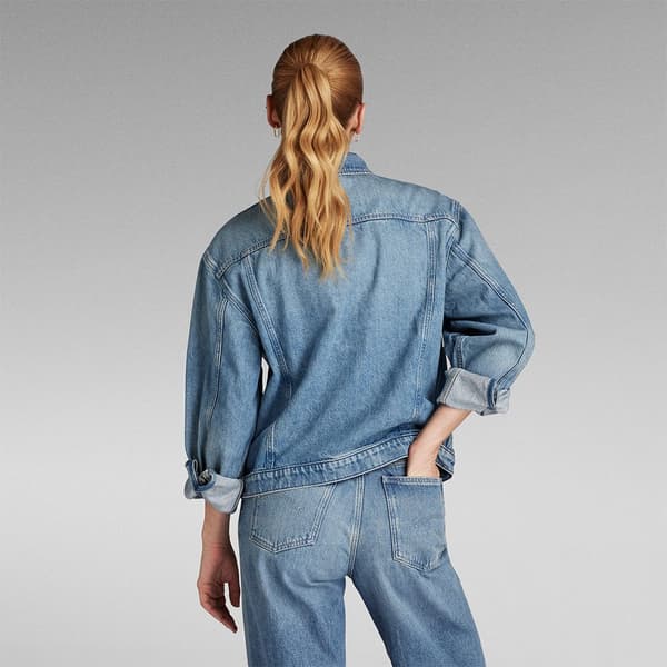G-star D23643-d436 Jeansjacka Blå XS Kvinna