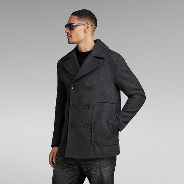 G-star Wool Peacoat Kappa Grå M Man