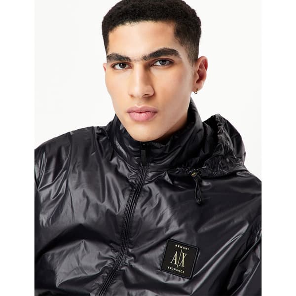 Armani Exchange 8nzbp9_znywz Jacka Svart 2XL Man
