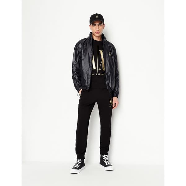 Armani Exchange 8nzbp9_znywz Jacka Svart 2XL Man