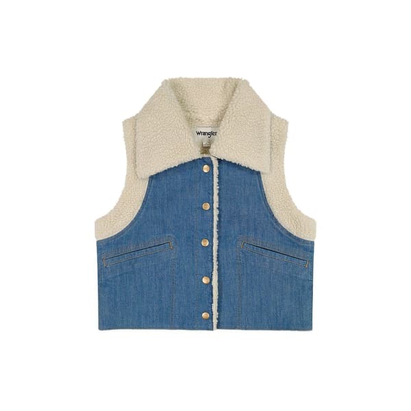 Wrangler 112356501 Denimjakke Blå XS Kvinde