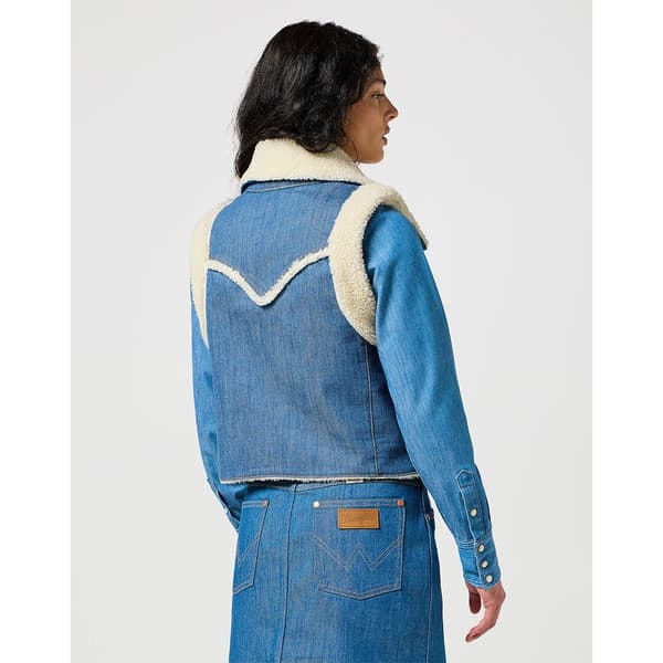 Wrangler 112356501 Denimjakke Blå XS Kvinde