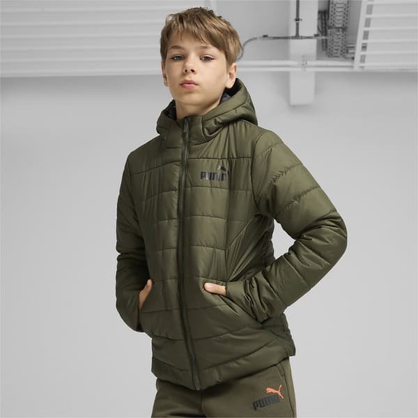 Puma Ess Padded Jacka Grönt 7-8 Years Pojke