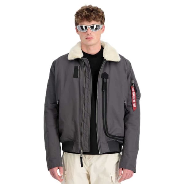 Alpha Industries Da-3 Bomberjacka Grå XL Man